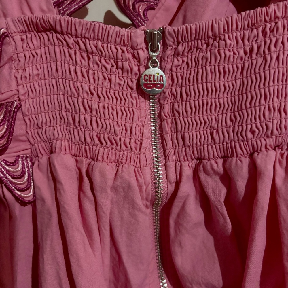 CeliaB Pink Ruffle Mini Dress - Picture 9 of 9